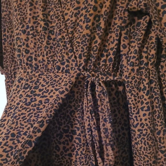 Terra & Sky Brown Leopard Print Dress - Picture 5 of 9